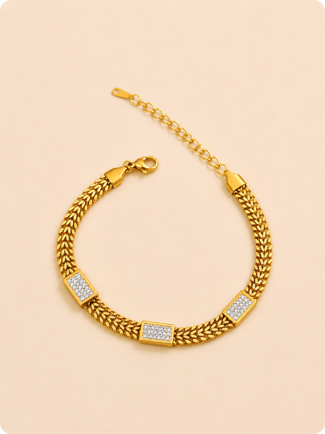 Royal Link Crystal Bracelet