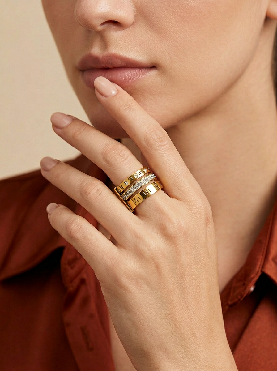 Roman Luxe Ring Set
