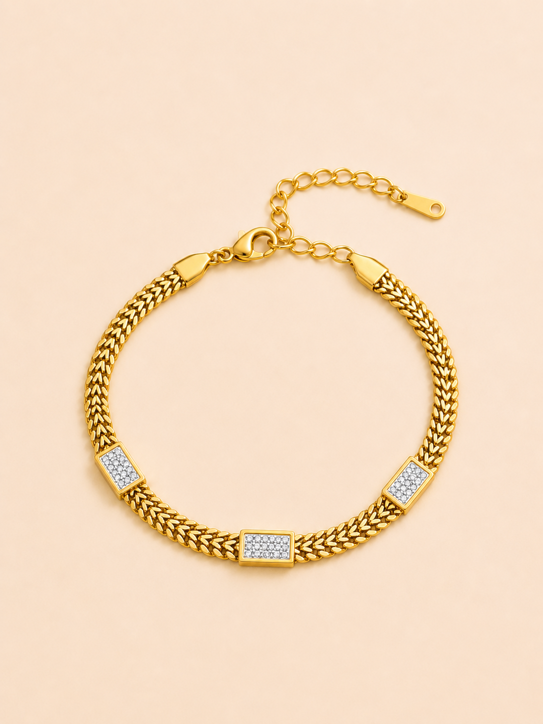 Royal Link Crystal Bracelet