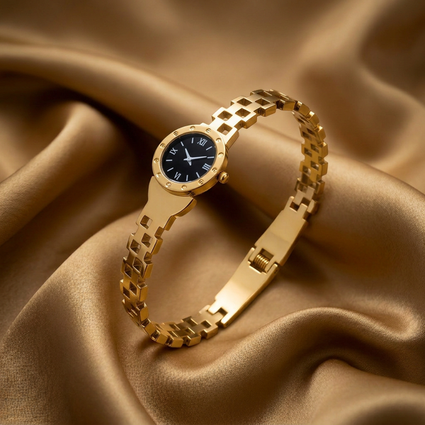 Gold-Plated Bracelet Watch - 2.0 to 2.5